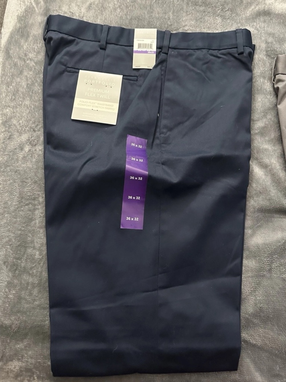 Perry Ellis Navy Blue Chinos